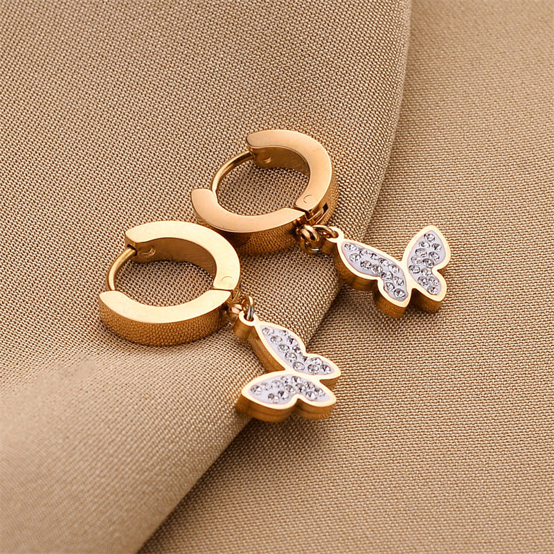 Earrings With Butterfly ,Only Self-pickup Is Supported, And The Displayed Prices Are All Self-pickup Prices
