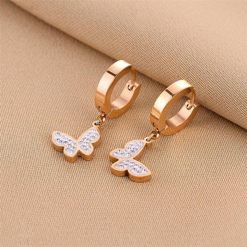 Earrings With Butterfly ,Only Self-pickup Is Supported, And The Displayed Prices Are All Self-pickup Prices