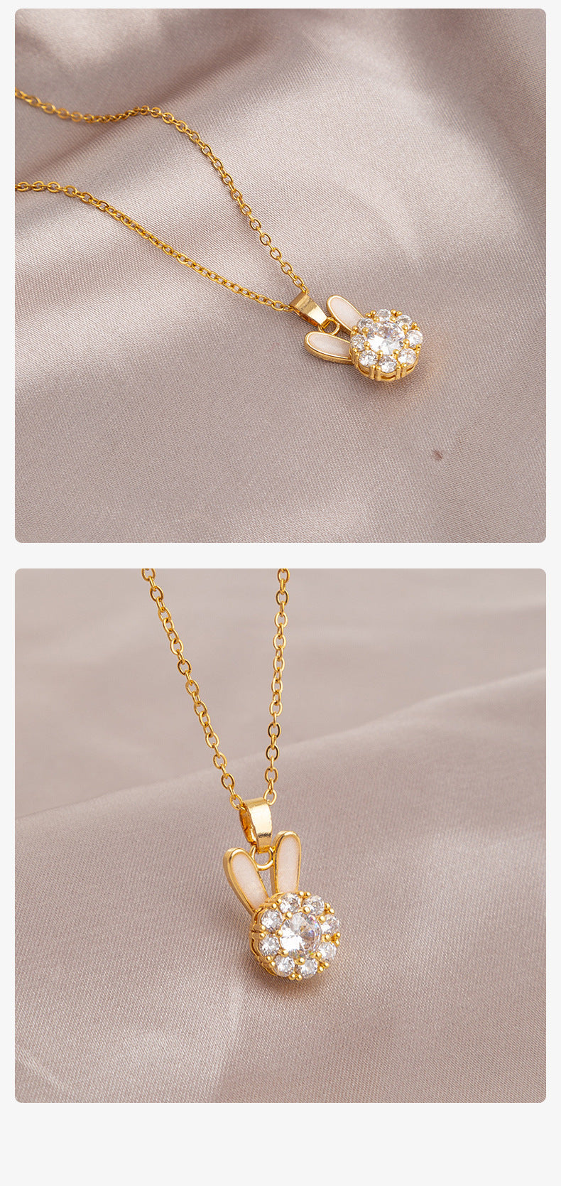 LOVVE Sparkling Bunny Pendant