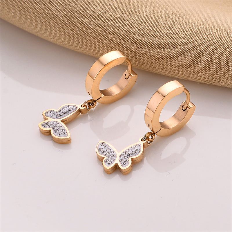 Earrings With Butterfly ,Only Self-pickup Is Supported, And The Displayed Prices Are All Self-pickup Prices
