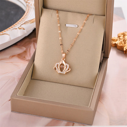 Necklace,stainless Steel,with Crown ,Only Self-pickup Is Supported, And The Displayed Prices Are All Self-pickup Prices