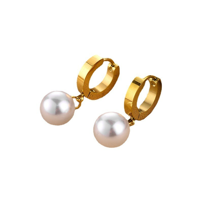 Earrings With White Bead ,Only Self-pickup Is Supported, And The Displayed Prices Are All Self-pickup Prices