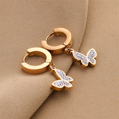 Earrings With Butterfly ,Only Self-pickup Is Supported, And The Displayed Prices Are All Self-pickup Prices