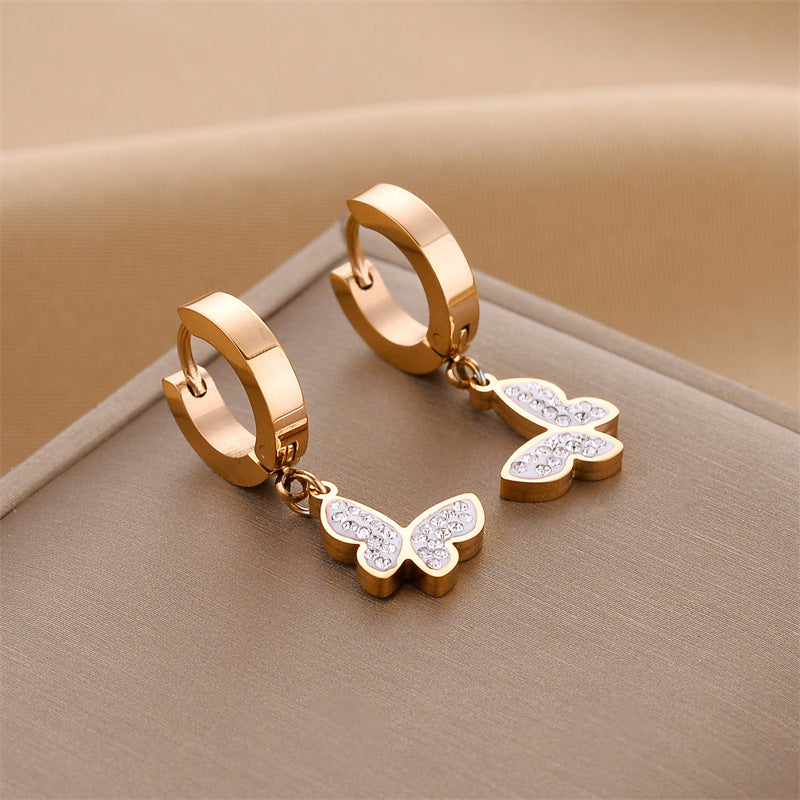 Earrings With Butterfly ,Only Self-pickup Is Supported, And The Displayed Prices Are All Self-pickup Prices