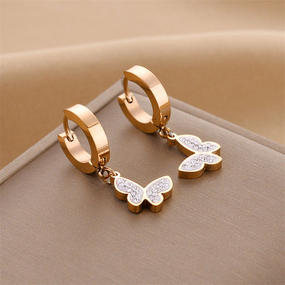 Earrings With Butterfly ,Only Self-pickup Is Supported, And The Displayed Prices Are All Self-pickup Prices
