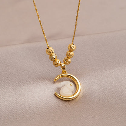 LOVVE White Rabbit Necklace