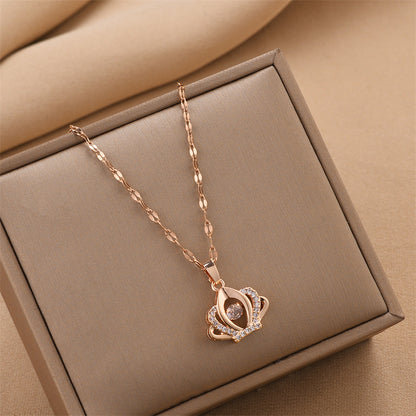 Necklace,stainless Steel,with Crown ,Only Self-pickup Is Supported, And The Displayed Prices Are All Self-pickup Prices