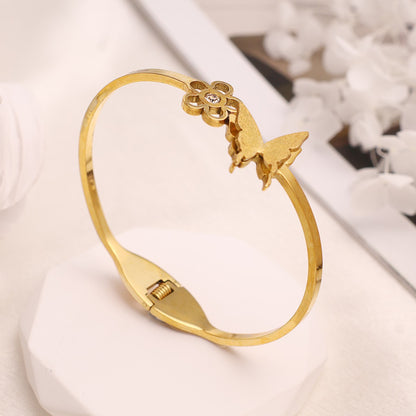 Bracelet With Butterfly,stainless Steel,Only Self-pickup Is Supported, And The Displayed Prices Are All Self-pickup Prices