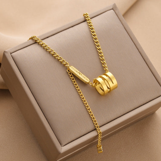 Necklace,stainless Steel,with Helix ,Only Self-pickup Is Supported, And The Displayed Prices Are All Self-pickup Prices