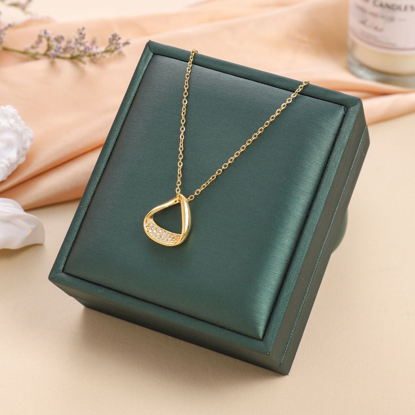 Necklace,stainless Steel,with Water Drop,Only Self-pickup Is Supported, And The Displayed Prices Are All Self-pickup Prices