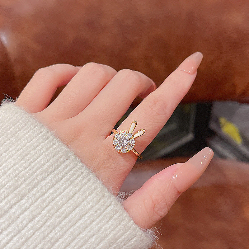 Finger Ring With Rolling Rabbit,Only Self-pickup Is Supported, And The Displayed Prices Are All Self-pickup Prices