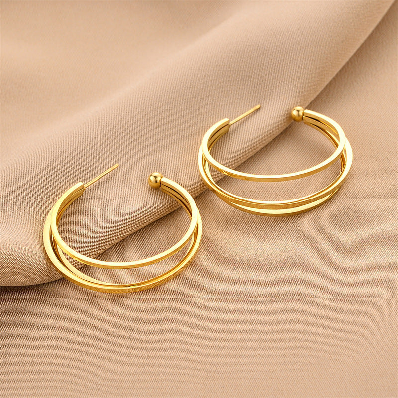 Earrings With Circles ,Only Self-pickup Is Supported, And The Displayed Prices Are All Self-pickup Prices